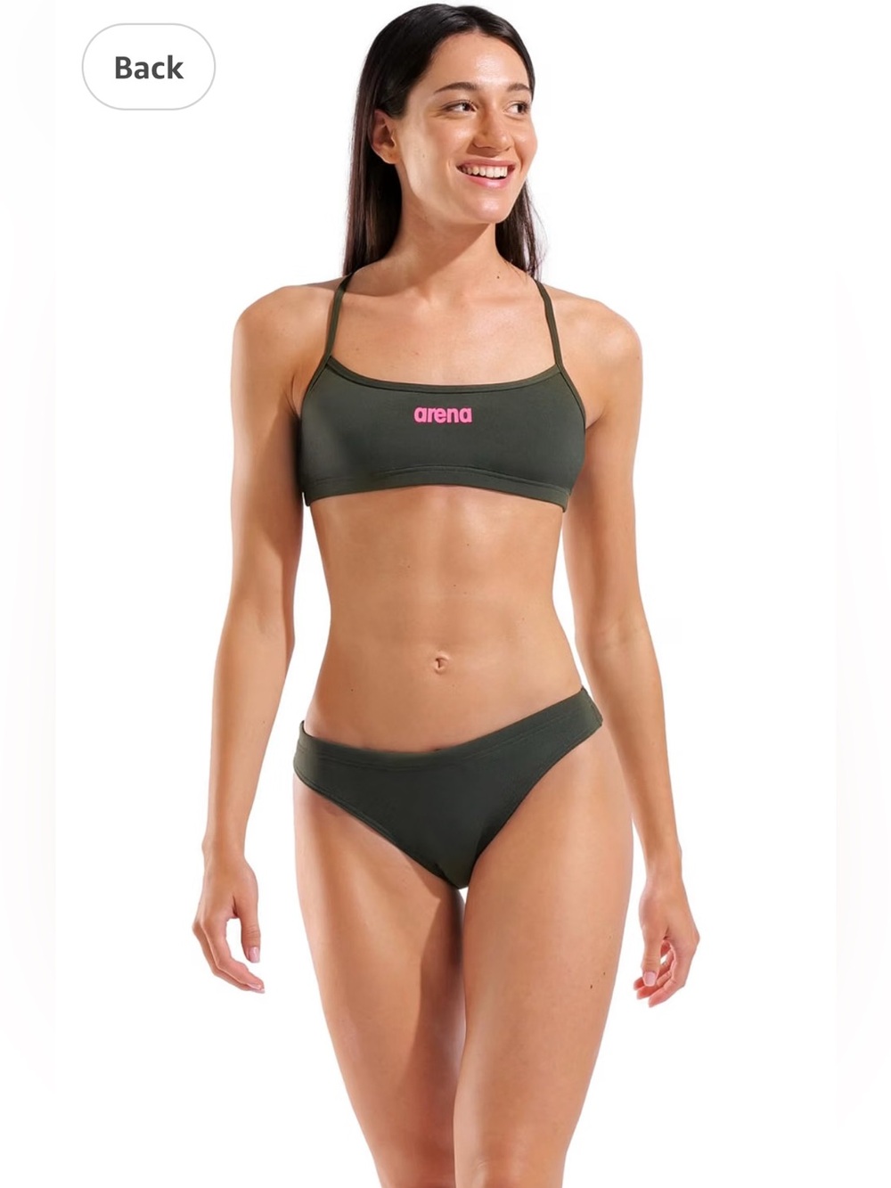 Arena Women's 2-Piece Bandeau Bikini Swimsuit Size 28